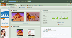Desktop Screenshot of bigtlkfans.deviantart.com