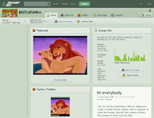 Tablet Screenshot of bigtlkfans.deviantart.com