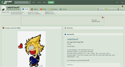Desktop Screenshot of ladyocloud7.deviantart.com