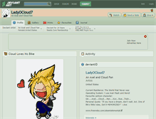 Tablet Screenshot of ladyocloud7.deviantart.com