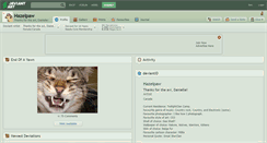 Desktop Screenshot of hazelpaw.deviantart.com