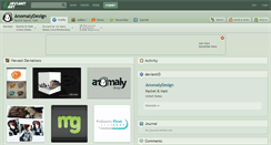Desktop Screenshot of anomalydesign.deviantart.com
