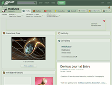 Tablet Screenshot of mobiusco.deviantart.com