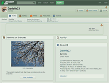 Tablet Screenshot of danielle23.deviantart.com