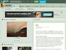Tablet Screenshot of anglelight.deviantart.com
