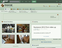 Tablet Screenshot of maxpaynegk.deviantart.com