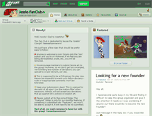 Tablet Screenshot of jessie-fanclub.deviantart.com