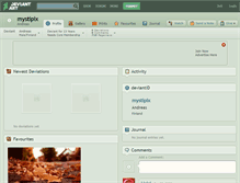 Tablet Screenshot of mystipix.deviantart.com
