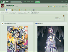 Tablet Screenshot of ch4rla-hin4.deviantart.com