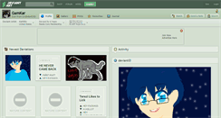 Desktop Screenshot of gamkar.deviantart.com