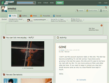 Tablet Screenshot of emoloz.deviantart.com