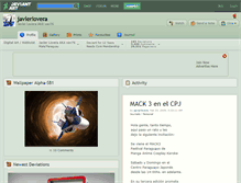 Tablet Screenshot of javierlovera.deviantart.com