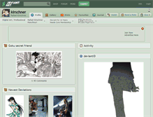 Tablet Screenshot of kirschner.deviantart.com