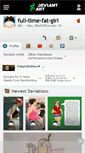 Mobile Screenshot of full-time-fat-girl.deviantart.com