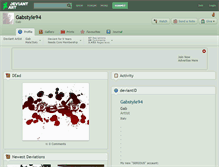 Tablet Screenshot of gabstyle94.deviantart.com