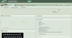 Desktop Screenshot of mitjai.deviantart.com