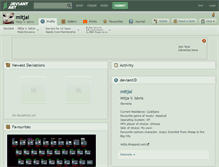 Tablet Screenshot of mitjai.deviantart.com