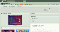 Desktop Screenshot of freedomgunz.deviantart.com
