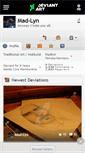 Mobile Screenshot of mad-lyn.deviantart.com