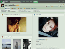 Tablet Screenshot of laurelsarainbow.deviantart.com