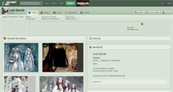 Desktop Screenshot of lost-secret.deviantart.com