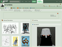 Tablet Screenshot of mr-scribbles.deviantart.com