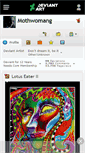 Mobile Screenshot of mothwomang.deviantart.com