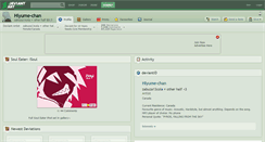 Desktop Screenshot of hiyume-chan.deviantart.com