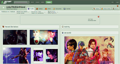Desktop Screenshot of linkstruegirlfriend.deviantart.com