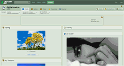 Desktop Screenshot of digital-cookie.deviantart.com