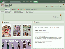 Tablet Screenshot of jamescraft.deviantart.com