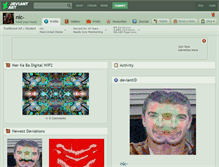 Tablet Screenshot of nic-.deviantart.com