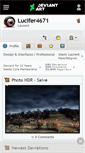 Mobile Screenshot of lucifer4671.deviantart.com
