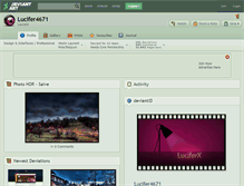 Tablet Screenshot of lucifer4671.deviantart.com
