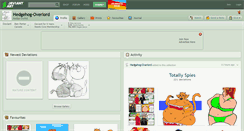 Desktop Screenshot of hedgehog-overlord.deviantart.com