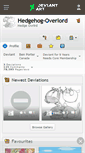 Mobile Screenshot of hedgehog-overlord.deviantart.com