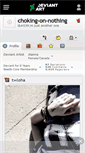 Mobile Screenshot of choking-on-nothing.deviantart.com