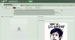 Desktop Screenshot of goldenbauble.deviantart.com