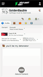 Mobile Screenshot of goldenbauble.deviantart.com