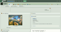 Desktop Screenshot of madboxx.deviantart.com