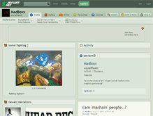 Tablet Screenshot of madboxx.deviantart.com