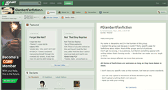 Desktop Screenshot of glambertfanfiction.deviantart.com