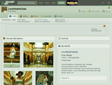 Tablet Screenshot of loveheartsseas.deviantart.com