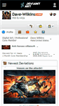 Mobile Screenshot of dave-wilkins.deviantart.com