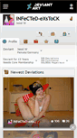 Mobile Screenshot of infected-exstock.deviantart.com
