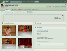 Tablet Screenshot of infected-exstock.deviantart.com