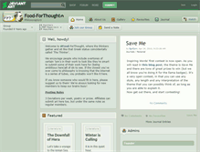 Tablet Screenshot of food-forthought.deviantart.com