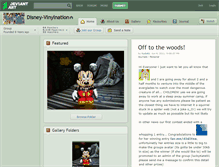 Tablet Screenshot of disney-vinylnation.deviantart.com