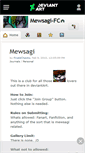 Mobile Screenshot of mewsagi-fc.deviantart.com