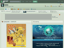 Tablet Screenshot of dsng.deviantart.com